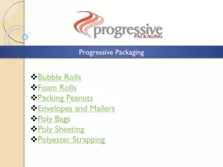 progressive packaging