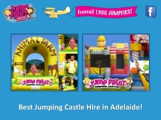 Best Jumping Castle Hire in Adelaide!