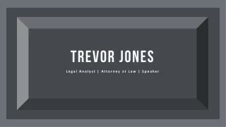 Trevor Jones - Legal Analyst From New York