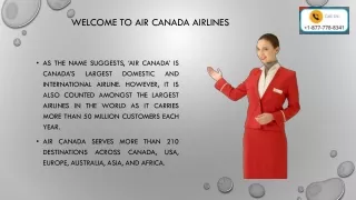 welcome to air canada airlines