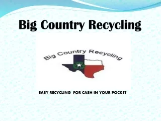 big country recycling
