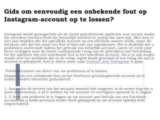 gids om eenvoudig een onbekende fout op instagram account op te lossen