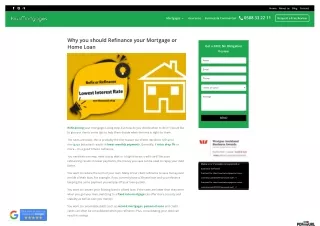Why you should Refinance your Mortgage or Home Loan