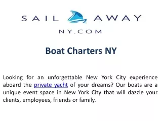 boat charters ny