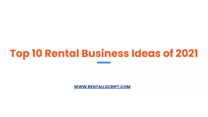 top 10 rental business ideas of 2021
