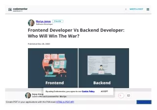 Frontend Development vs Backend Development | Detailed Comparison