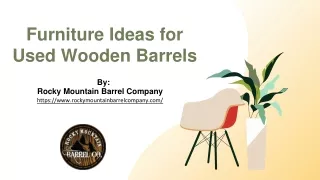 Home Decor Furniture Ideas for Used Wooden Barrels- Rocky Mountain Barrel Company