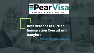 Reasons to hire an immigration consultant