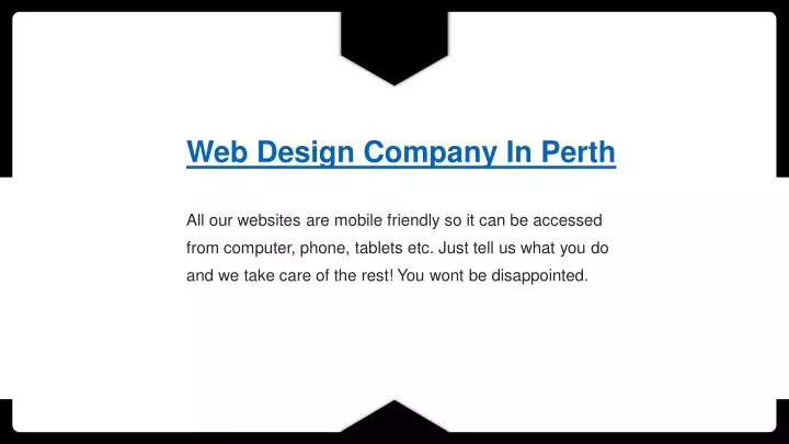 web design company in perth