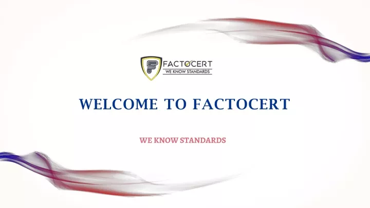 welcome to factocert