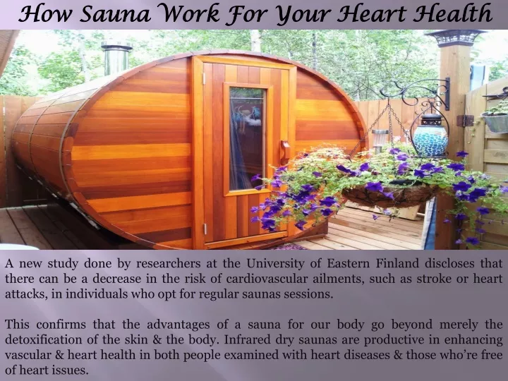 how sauna work for your heart health