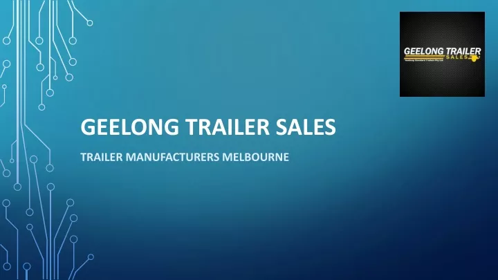 geelong trailer sales
