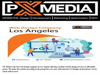 px media is the best web design company