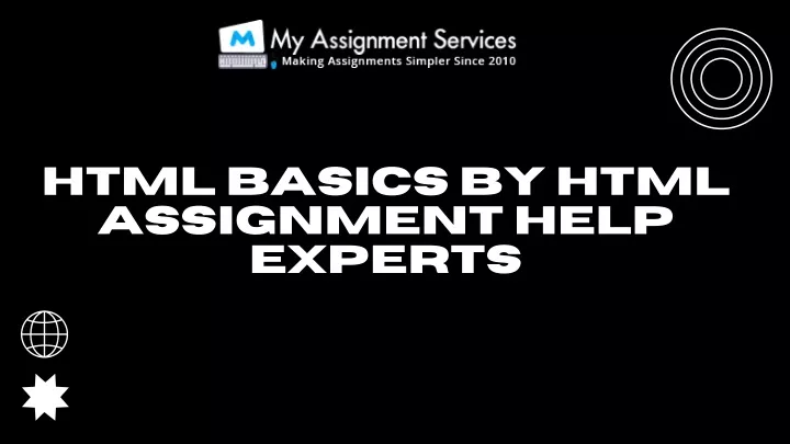 html basics by html assignment help experts
