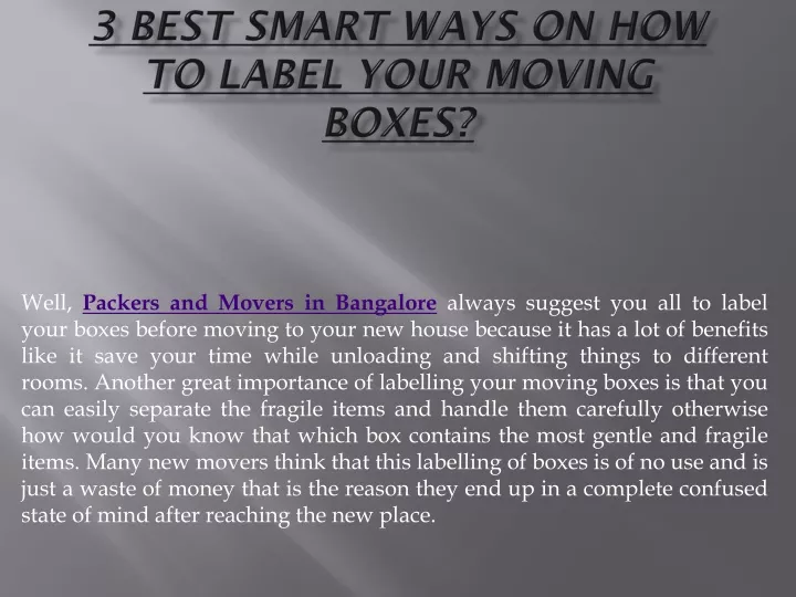 3 best smart ways on how to label your moving boxes