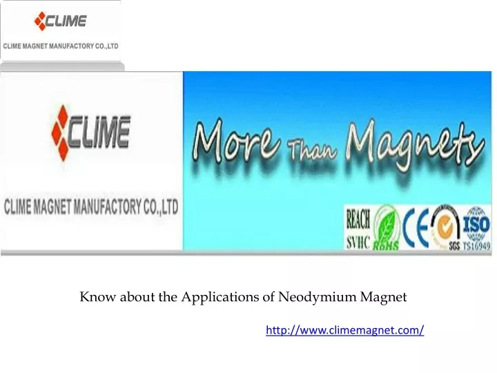 know about the applications of neodymium magnet