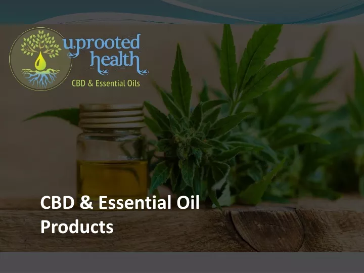 cbd essential oil p roducts