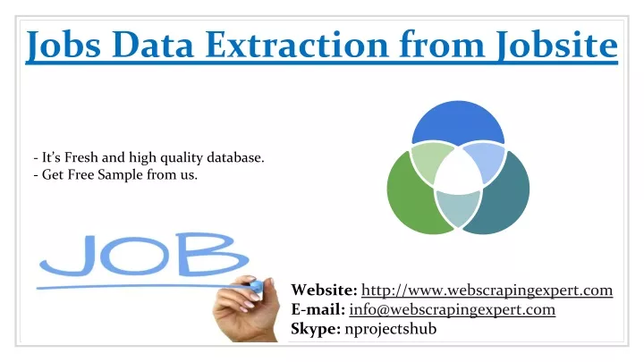 jobs data extraction from jobsite