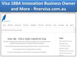 visa 188a innovation business owner and more nervisa com au