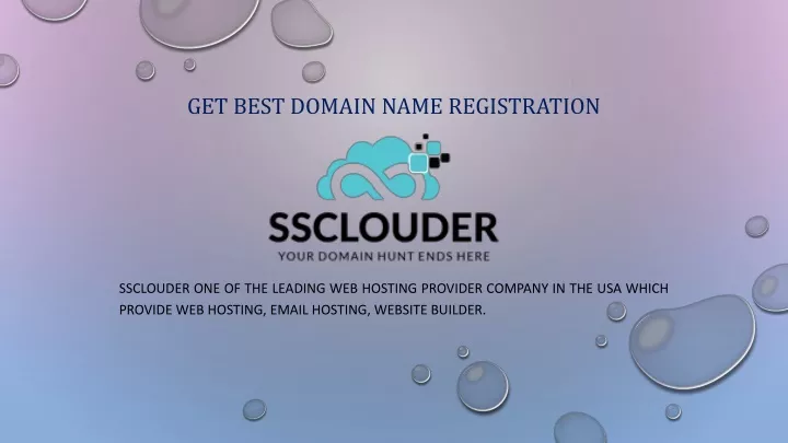 get best domain name registration