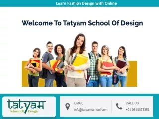 learn fashion design with online