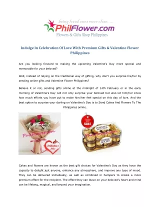Premium Gifts & Valentine Flower Philippines