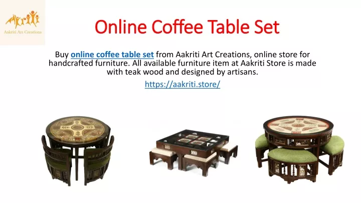 online coffee table set