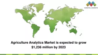 Agriculture Analytics Market report by MarketsandMarkets