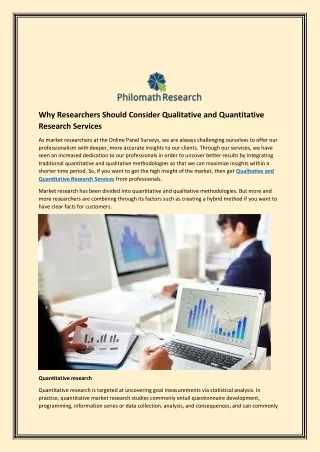 why researchers should consider qualitative