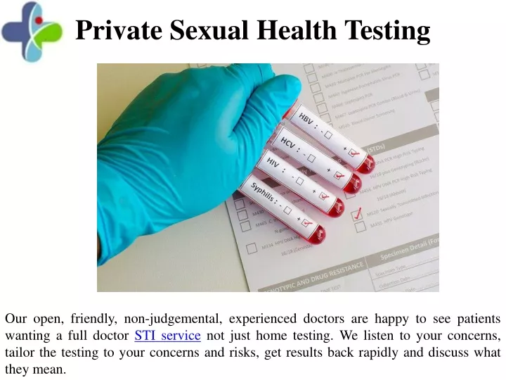 private sexual health testing