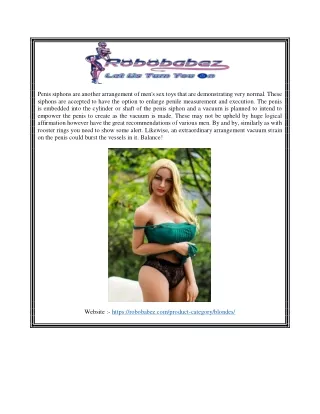 Blonde Sex Dolls for Sale Online | Robobabez.com