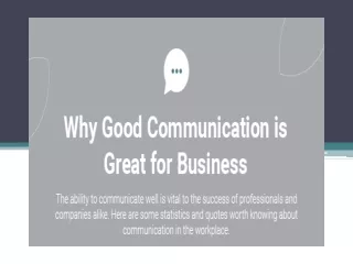 Why Good Communication is Great for Business