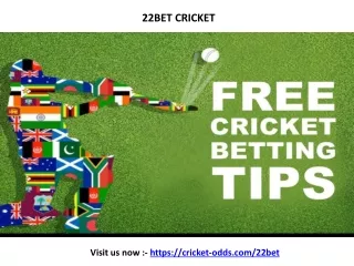 22bet cricket | Make winning bets with the 22bet casino review