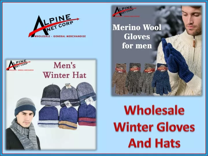 wholesale winter gloves and hats