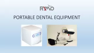 Get Portable Dental Equipment Online at an Affordable Price | Ramo Trading