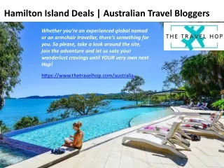Hamilton Island Deals | Australian Travel Bloggers