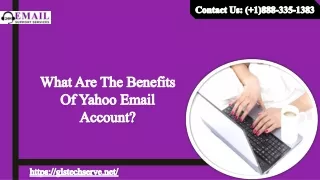 What Are The Benefits Of Yahoo Email Account?