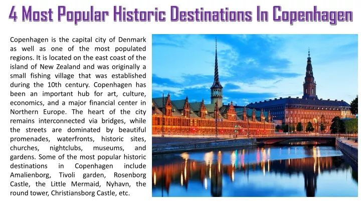 4 most popular historic destinations in copenhagen