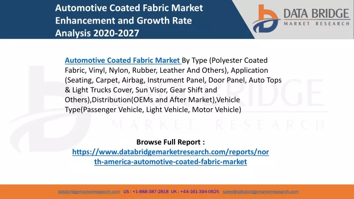 automotive coated fabric market enhancement