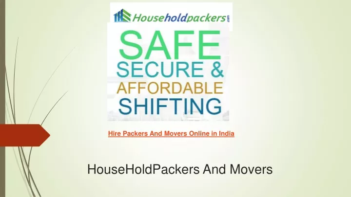householdpackers and movers