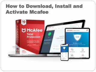 how to download install and activate mcafee
