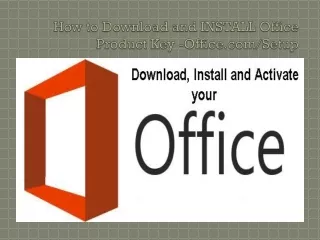 how to download and install office product key office com setup