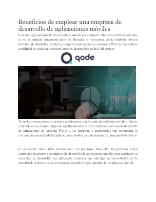 beneficios de emplear una empresa de desarrollo