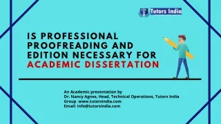 is professional proofreading and edition