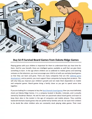 Buy Sci-fi Survival Board Games from Dakota Ridge Games