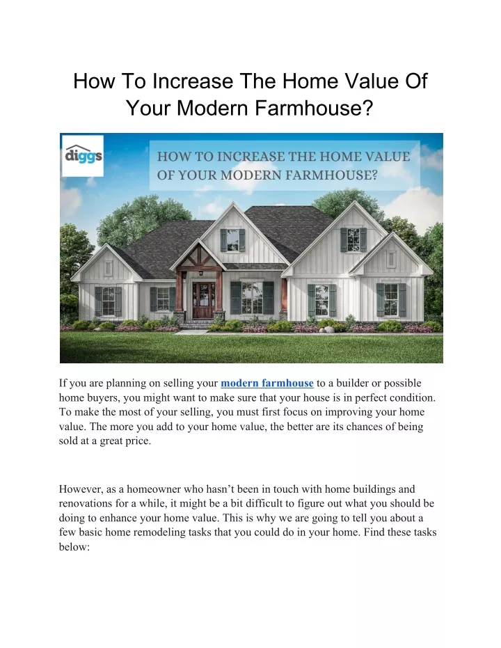 how to increase the home value of your modern