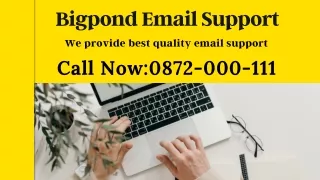 Bigpond Email Help - 0872-000-111