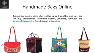 Handmade Bags Online