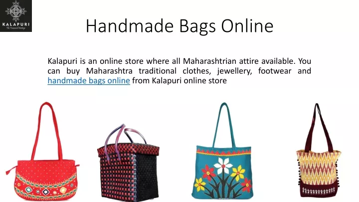 handmade bags online