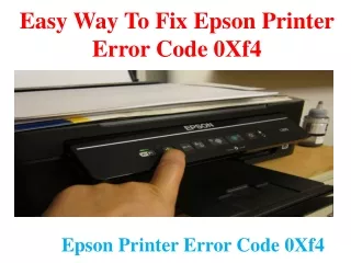 easy way to fix epson printer error code 0xf4